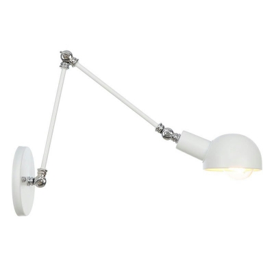 Industrial Vintage Bowl Shade Wall Lamp Metal 1 Light Wall Light for Bedroom