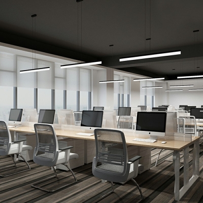 Minimalism Island Ceiling Light White Light Chandelier Lighting Fixtures for Office Meeting Room