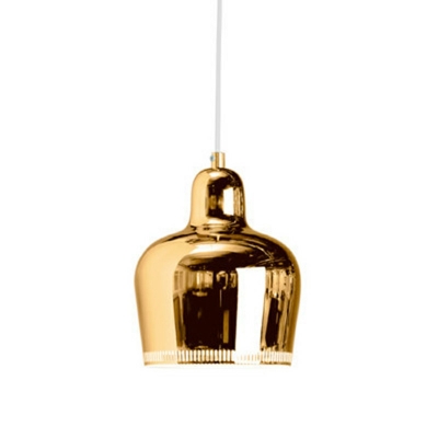 Moden Style Pendant Nordic Iron 6.5 Inchs Wide Hanging Lamp Bottle Shape for Bedroom