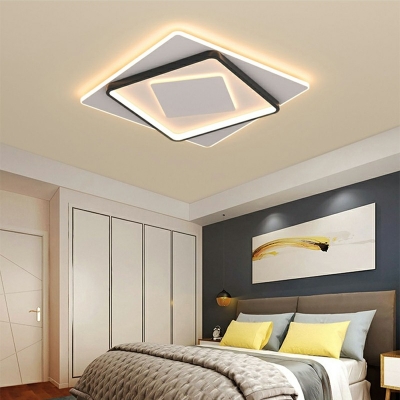 Modern Design Ultra Thin Flush Mount Light Fixture Acrylic LED Ceiling Light for Sitting Room