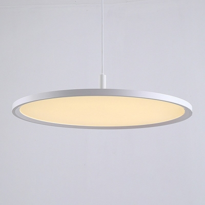 Modern Ceiling Pendant Light Round Neutral Light Chandelier for Dinning Room
