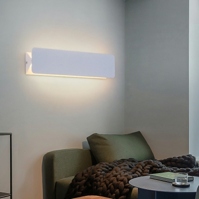Rotatable Rectangle LED Reading Wall Light Nordic Aluminum Bedroom Wall Mounted Lamp