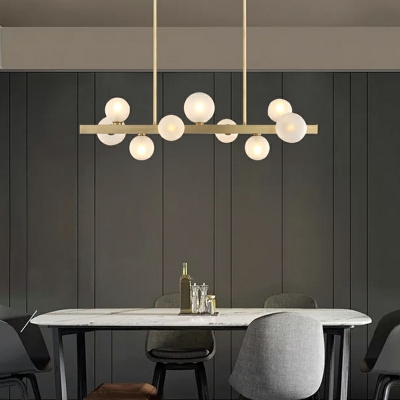 Ultra-Modern Island Lighting 9 Head Pendant Lights for Bar Living Room Dining Room