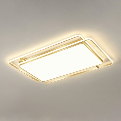 Iron Alloy Flushmount LED Lamp Concentric 2.5