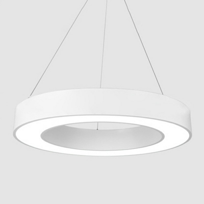 Modern Pendant Light Fixtures Hollow Round Black Minimalist Ceiling Lights for Office
