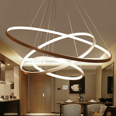 Modern Style Hanging Lights Warm Light Pendant Light Fixtures for Dining Room