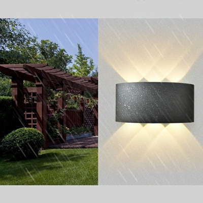 Modern Waterproof Outdoor Wall Lighting Arcylic Shade 2