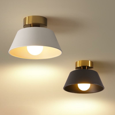 Vintage Style Flush Mount Spotlight Metal Flush Pendant Ceiling Light with Single Light