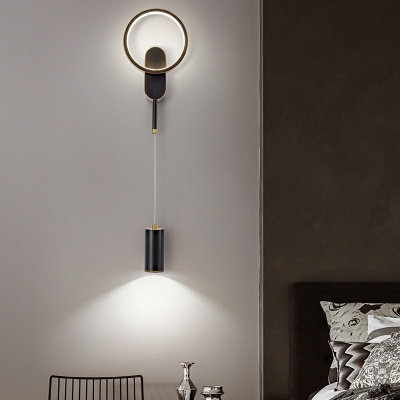 2 Lights Wall Light Sconces Metallic Minimalist Design Style Wall Mount Lamp