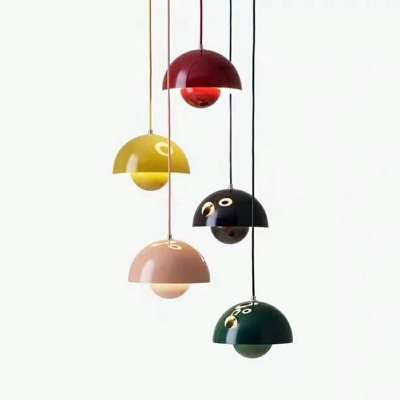 Contemporary Hanging Pendant Lights 1-Light Hanging Lamp for Living Room