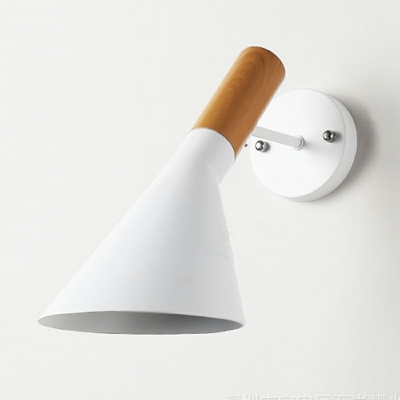 Contract Cone Shape Sconce 1-Light Wall Lighting 12