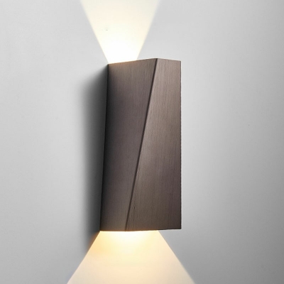 Geometry Wall Sconce Light 2 Lights Contemporary Modern Metal Shade Indoor Light