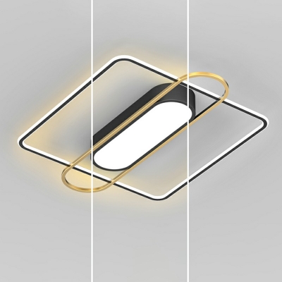 Metal Alloy Flushmount LED Lamp Concentric 2