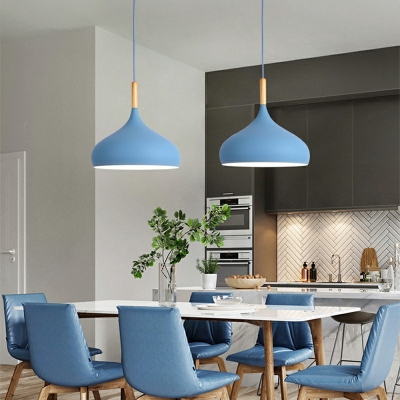 Nordic Style Macaron Hanging Light Modern and Simple Pendant Light for Living Room Dinning Room
