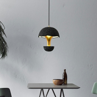 Uniquely Shaped Cement Hanging Light Postmodern 3 Colors Light Pendant Lighting for Living Room