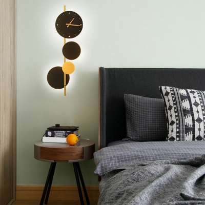 Wall Sconce Light 2 Lights Post-Modern Contemporary Metal Shade LED Indoor Wall Light
