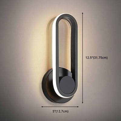 Adjustable Wall Sconce Light Contemporary Modern Metal Shade Wall Mount Light for Bedroom