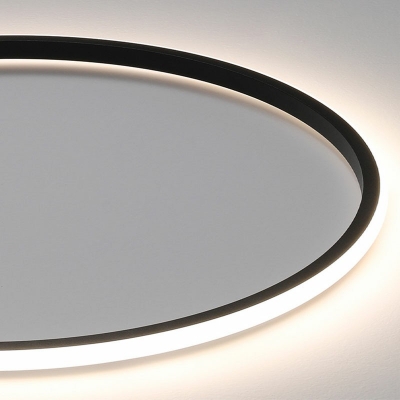 Circle Wall Sconce Light Contracted Modern Metal and Acrylic Shade LED Wall Light for Bedroom