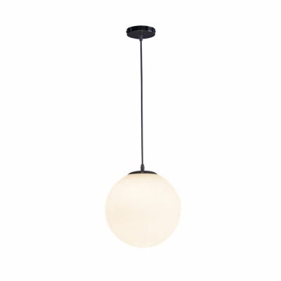 Globe Glass Hanging Lamp Kit 1-Light Pendant Ceiling Light in Modern Style