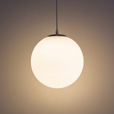 Modern and Simple Hanging Light Minimalisma Glass Globe Pendant Light for Kitchen Shopwindow
