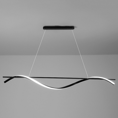 Modern Hanging Lights Minimalist White Light Chandelier Lights for Living Room Dining Room