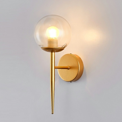 Simple Molecular Spherical Wall Lamp 1 Bulb Exterior Wall Mounted Light Fixtures