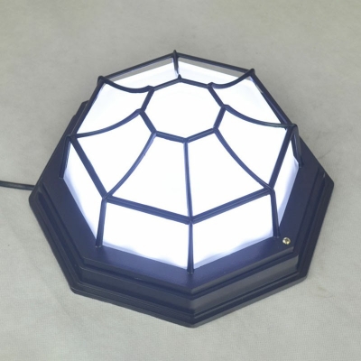 Single Pendant Lights Metal Flush Mount Ceiling Light in Industrial-Style