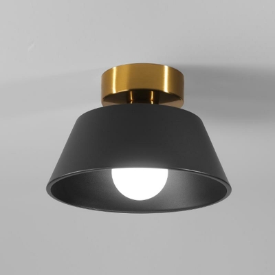 Vintage Style Flush Mount Spotlight Metal Flush Pendant Ceiling Light with Single Light