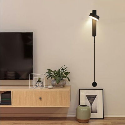 White Light Living Room Sconce Light Modern Wall Mount Lighting with Arcylic Shade