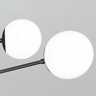 Glass Globe Ceiling Chandelier Modernism with 23.5