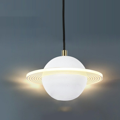 Goble Hanging Lamp Acrylic Pendant Lamp Single Light in Contemporary Style