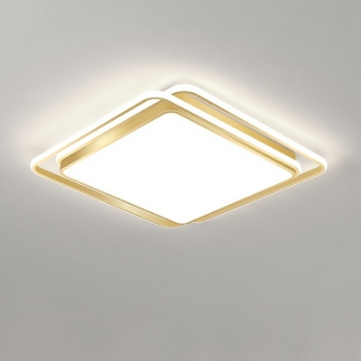 Iron Alloy Flushmount LED Lamp Concentric 2.5