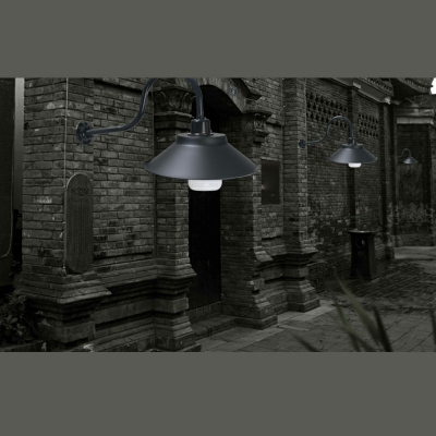 Metal Black Iron Wall Sconces 1-Light Industrial Wall Sconces Lighting Fixtures