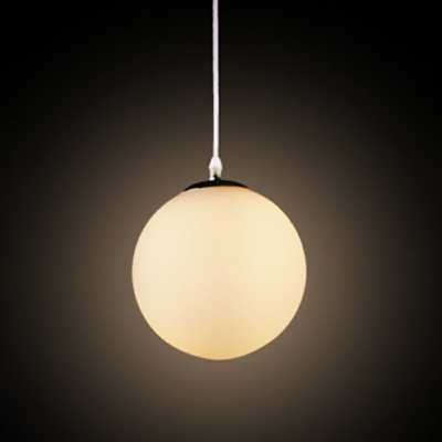 Minimalisma Style Glass Hanging Light Modern Globe Pendant Light for Living Room Dinning Room