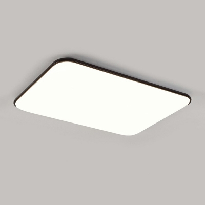 Minimalist Metal Acrylic Flush Mount Light for Hall Bedroom and Kitchen