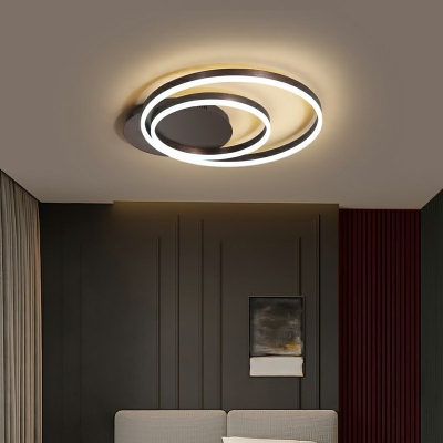 Modern Simplicity Metal Individual Flush Mount Light for Bedroom Bathroom and Kitchen
