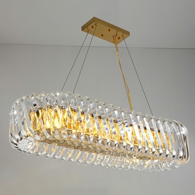 Modern Style Over Island Lighting Crystal Chandelier for Living Room Children's Room