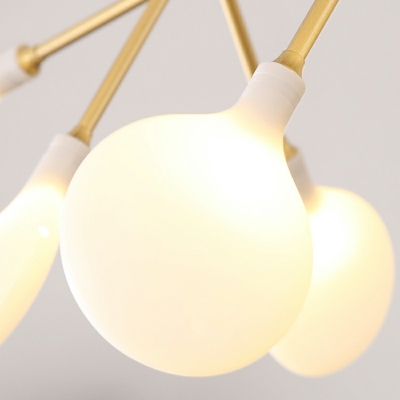 Ultra-Modern Island Lighting Firefly Shape Hanging Ceiling Light for Dining Room Living Room