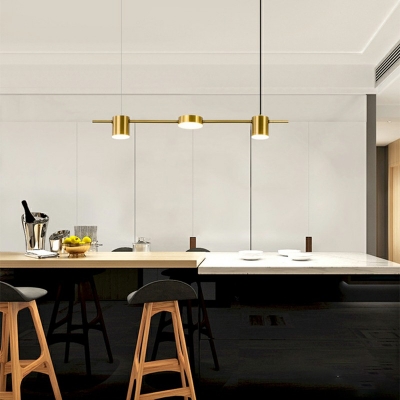 Ultra-Modern Island Simple LED Pendant Light Fixtures for Office Meeting Room Bar