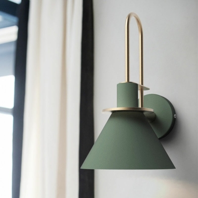 Wall Light Contracted Modern Metal Shade Wall Mount Lighting with Muti-Color for Hallway