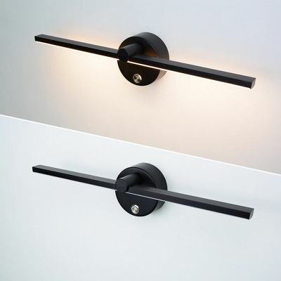 Adjustable Linear Wall Sconce Light Modern Contracted Metal Shade LED Wall Light for Bedroom, 16
