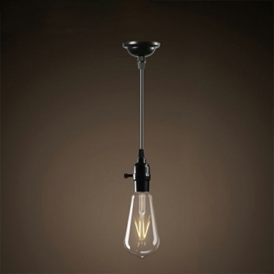 Industrial Style Pendant Light Metal 1 Light Hanging Lamp for Coffee Shop and Restaurant