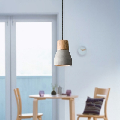 Modern Minimalist Style Hanging Pendant Lights Stone Ceiling Pendant with Single Light