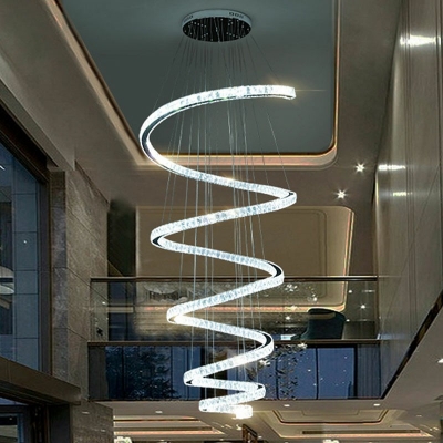 Modern Style Chandelier Light Fixtures Crystal Chandelier Lamp for Living Room Dining Room Bedroom