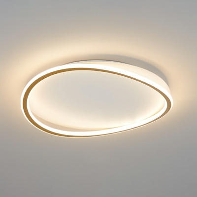 Simple Style Square/Round LED Flush Mount Light 1 Light Sitting Room Ceiling Lighting