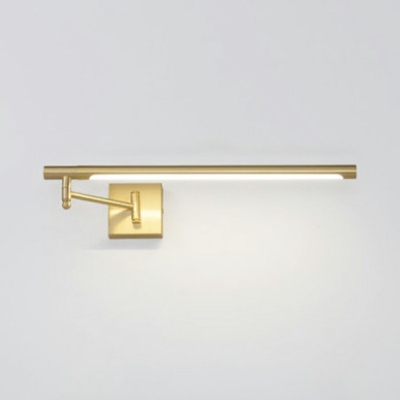 Minimalist Simple 1-Light Linear Mirror Front Lamp Acrylic Shade LED Bathroom Wall Mounted Light Fixture