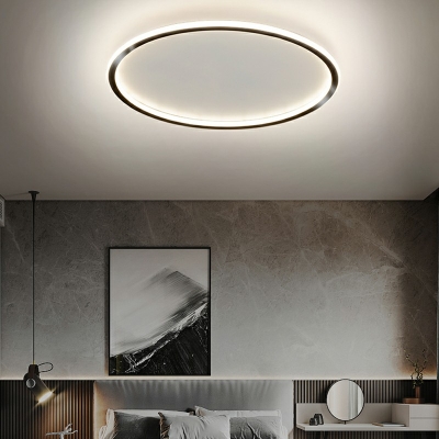 Modern LED Flush Light Round Ceiling Flush Mount with Acrylic Shade Ceiling Light for Living Room