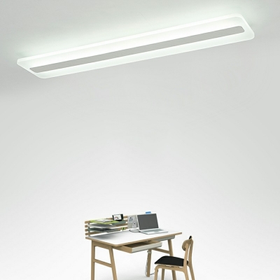 Modern Minimalist Metal Acrylic Led Ceiling Light Decorated in Office and Home
