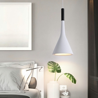 Modern Style Cone Pendant Light Integrated Ceiling Pendant Light in 1-Light
