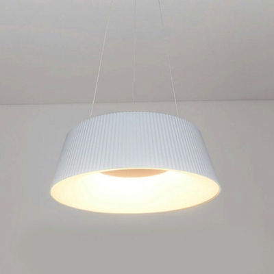 Modern Style Hanging Lights Truncated Cone White Light Hanging Chandelier for Dinning Room